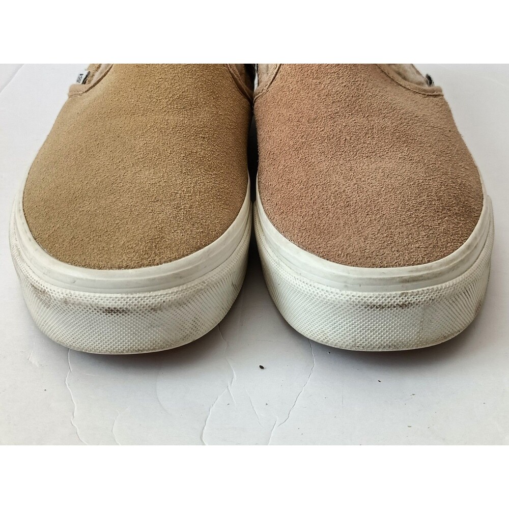 Vans Classic Slip On Sherpa Women's Size 8 Beige Low Tops - Picture 6 of 6